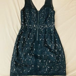 BCBgeneration black lace mini dress